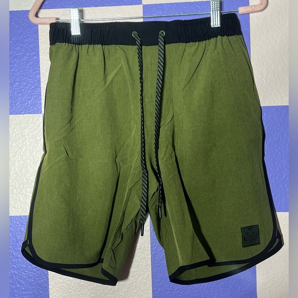 NWT Dixxon The Chad OD Green Athletic Shorts - Size S